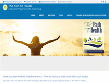 Tablet Screenshot of myhealthmanual.com